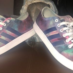 Custom tie-dye Adidas classics